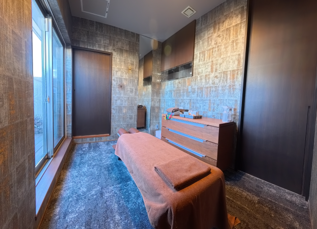 完全貸切の施術室